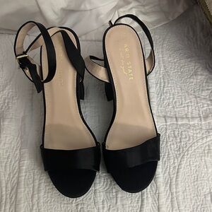 Altar'd State Black Heeled Sandals